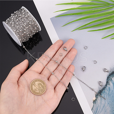 DIY Chain Bracelet Necklace Making Kits DIY-BBC0001-10-1