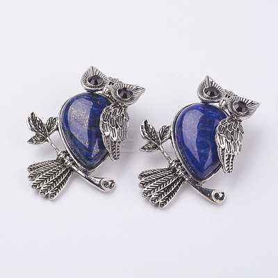 Natural & Synthetic Mixed Stone Pendants G-E442-01-1