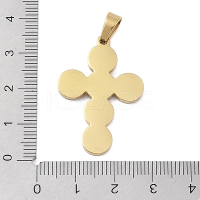 Ion Plating(IP) 304 Stainless Steel Enamel Rhinestone Pendants STAS-Q325-05H-G-1