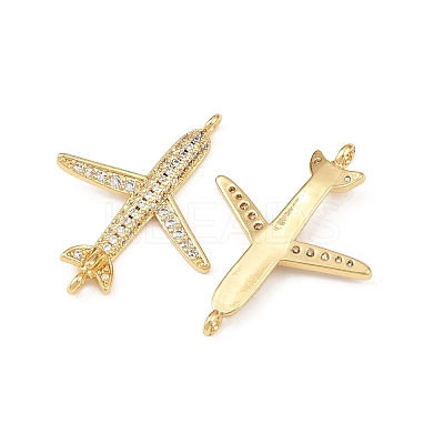 Brass Micro Pave Cubic Zirconia Pendants KK-F919-24G-1
