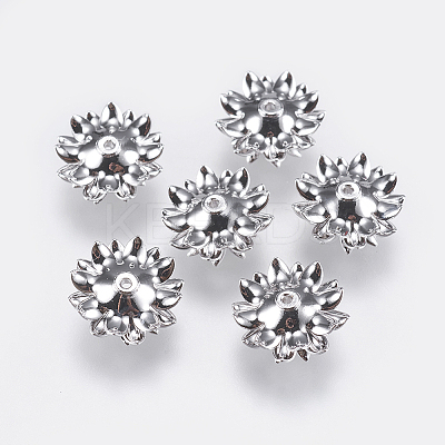 Multi-Petal Brass Bead Caps LS-KK-F740-48P-1
