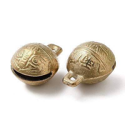 Brass Bell Pendants KKB-A003-40mm-1
