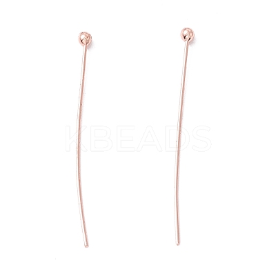 Brass Ball Head Pins KK-WH0058-02C-RG-1