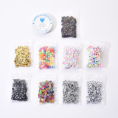 900Pcs 100Pcs/Style 9 Styles DIY Jewelry Set Making DIY-YW0002-16-1