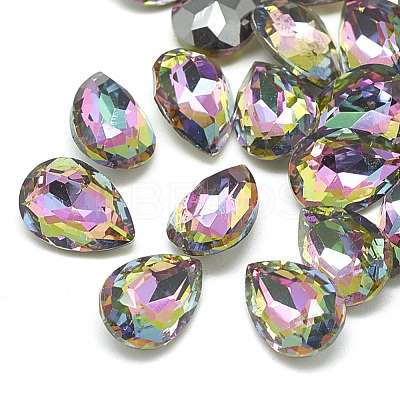 DIY Pointed Back K9 Glass Rhinestone Cabochons RGLA-T052-7x10mm-03-1