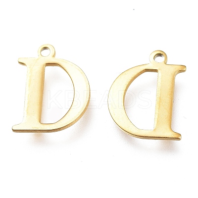 PVD Vacuum Plating  304 Stainless Steel Charms STAS-H112-D-G-1