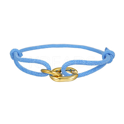 CCB Plastic Oval & Ring Link Bracelets WG5024D-01-1