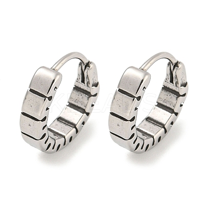 316 Surgical Stainless Steel Hoop Earrings for Women and Men EJEW-D096-15G-AS-1