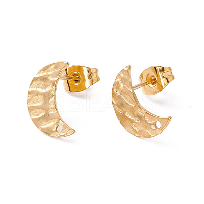304 Stainless Steel Stud Earring Findings STAS-G270-02G-13-1