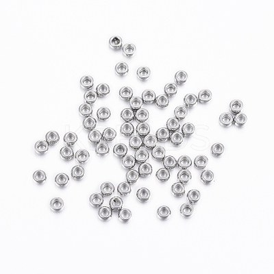 Non-Tarnish 304 Stainless Steel Spacer Beads X-STAS-H376-37-1