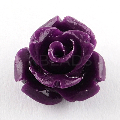 Dyed Flower Synthetical Coral Beads CORA-R011-33-1