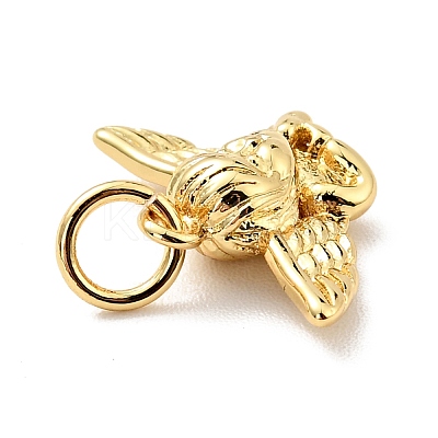 Rack Plating Brass Pendants KK-E015-23G-1