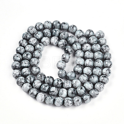 Baking Paint Glass Beads X1-DGLA-N003-10mm-A06-1