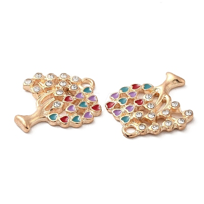 Alloy Enamel Pendants ENAM-Z006-02KCG-1