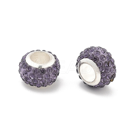 Rondelle Polymer Clay European Beads FIND-U001-01P-1