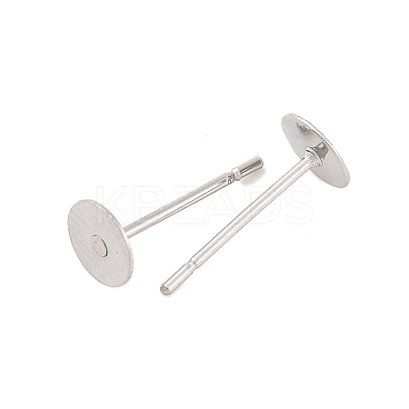 Tarnish Resistant 304 Stainless Steel Stud Earring Findings STAS-E025-5-1