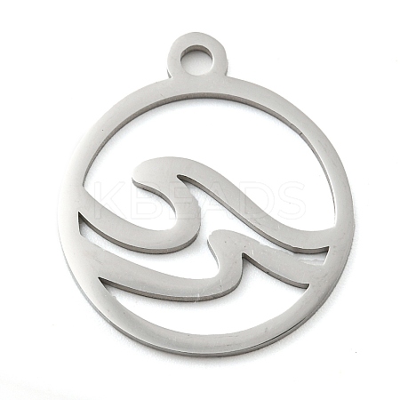 Non-Tarnish 304 Stainless Steel Pendants STAS-B056-26P-01-1