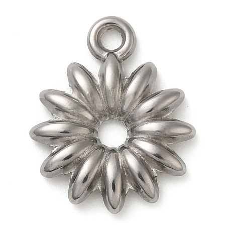 304 Stainless Steel Pendants STAS-M070-2P-1