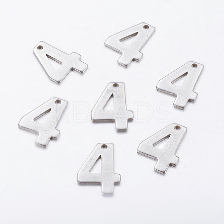 Tarnish Resistant 201 Stainless Steel Pendants LS-STAS-F128-01P-4-1-1