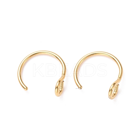 316 Stainless Steel Hoop Nose Rings AJEW-G037-01A-G-1