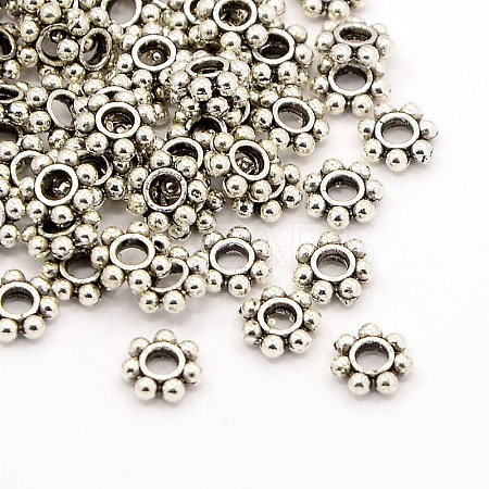 Tibetan Silver Spacer Beads X-K08JV042-1