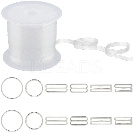 36Pcs 6 Styles Number 9-shaped Alloy Swimsuit Bra Tops FIND-GF0008-31E-1