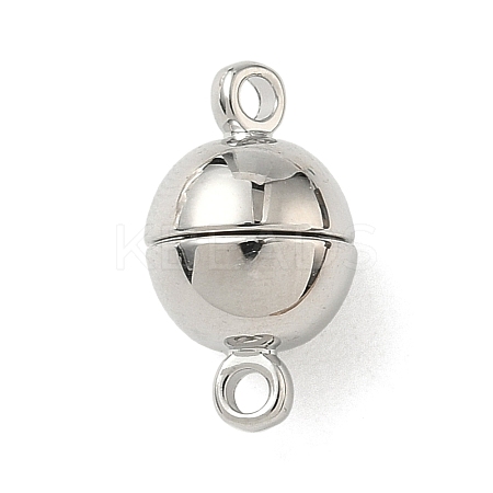 Round Brass Magnetic Clasps KK-B160-38P-1