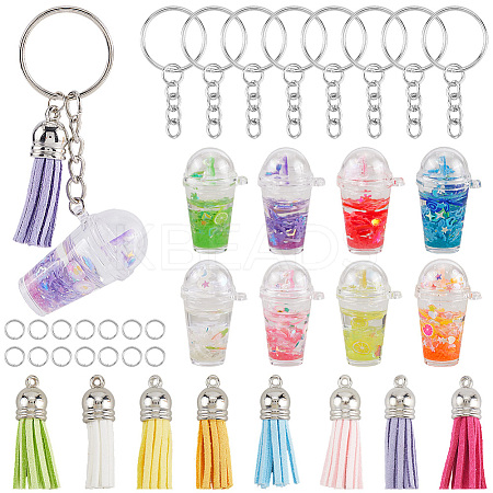DIY Jewerly Keychain Kits DIY-SC0030-05-1