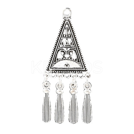 Tibetan Style Alloy Big Pendants AL-CBAAECB-02AS-E-1