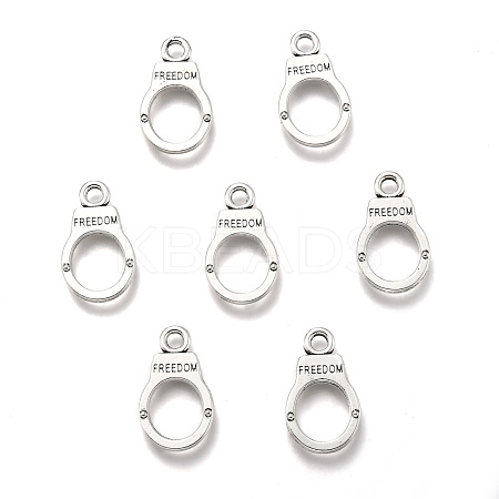 Tibetan Style Alloy Pendants TIBE-S323-082AS-RS-1