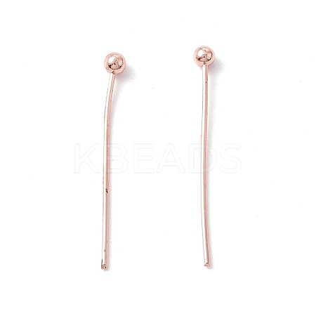 Brass Ball Head Pins LS-KK-WH0058-02A-RG-1