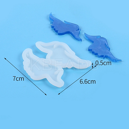 Food Grade Abstract Head DIY Silicone Pendant Molds PW-WG35989-01-1