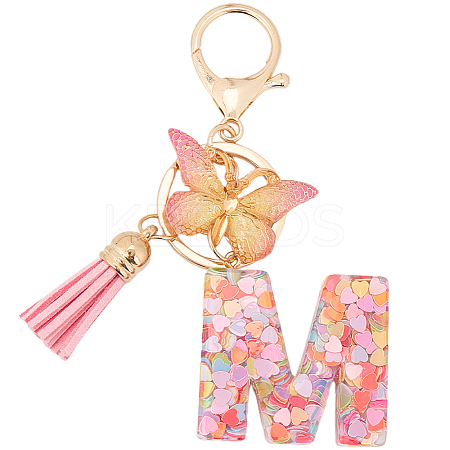 Zinc Alloy Tassel Keychain KEYC-WH20004-12P-1