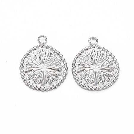 Non-Tarnish 304 Stainless Steel Pendants STAS-N097-107P-NR-1