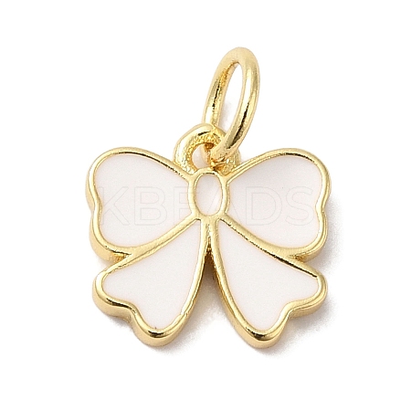 Rack Plating Brass Enamel Charms KK-B092-13G-03-1