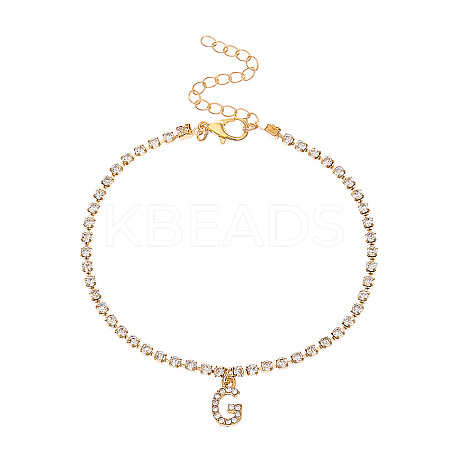 Fashionable and Creative Rhinestone Anklet Bracelets DA6716-7-1