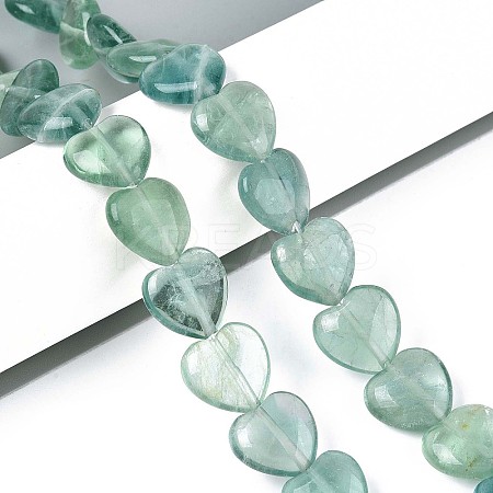 Natural Green Fluorite Beads Strands G-T142-64B-1