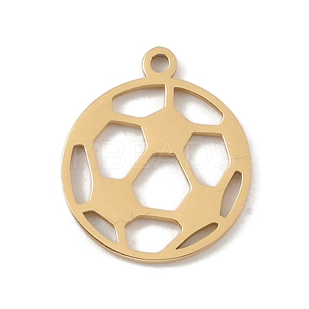 304 Stainless Steel Pendants STAS-B062-06G-1
