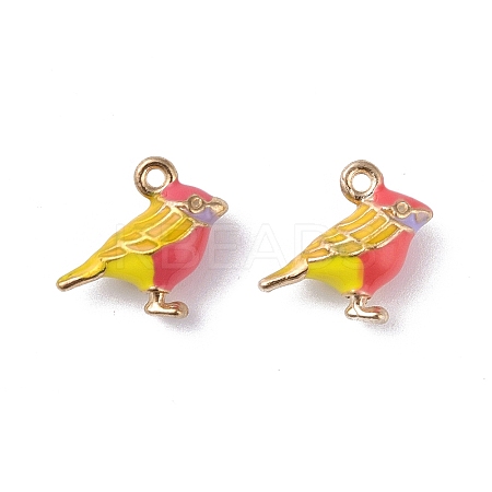 Alloy Enamel Pendants X-ENAM-R149-08C-G-1
