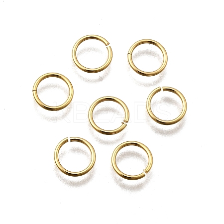 Rack PlatingBrass Open Jump Rings KK-O139-18V-G-1
