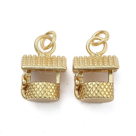 Brass Pendants KK-Q006-16G-1