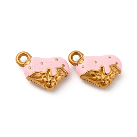 304 Stainless Steel Enamel Charms LS-STAS-Q363-12C-G-1