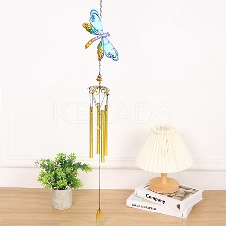 Iron Dragonfly Wind Chime Kit HJEW-TAC0008-02-1