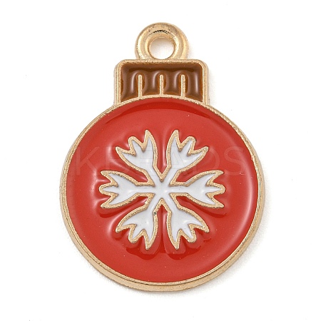 Christmas Theme Alloy Enamel Pendants ENAM-Z019-01I-1