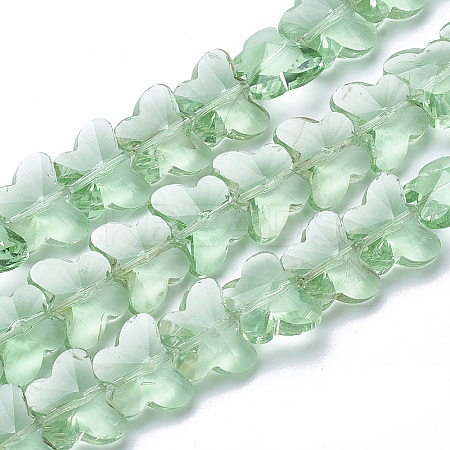 Transparent Glass Beads LS-GLAA-Q066-14mm-B12-1