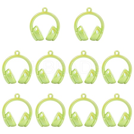UV Plating Opaque Acrylic Pendants SACR-FZC0001-001C-1