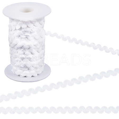 25M Nylon S Shaped Lace Ribbon OCOR-GF0003-60B-1