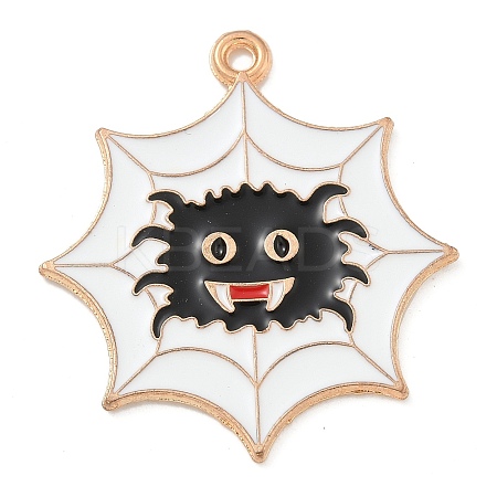 Alloy Enamel Pendants ENAM-A008-20KCG-1
