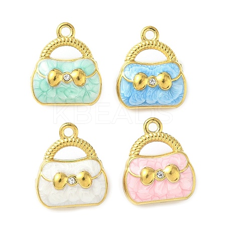 304 Stainless Steel Enamel Pendants STAS-I346-63G-1