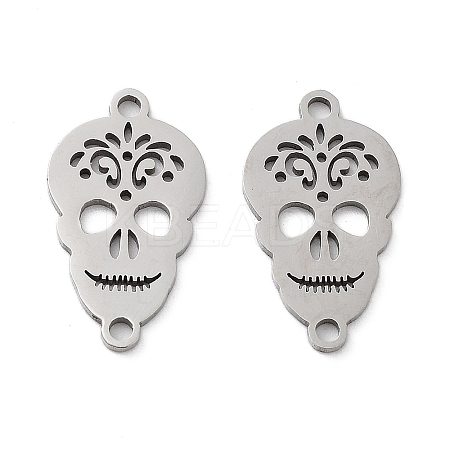 Non-Tarnish 201 Stainless Steel Connector Charms STAS-A090-15P-1